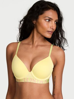 T-shirt Biustonosz push-up bawełniany Perfect Shape Exploded Logo