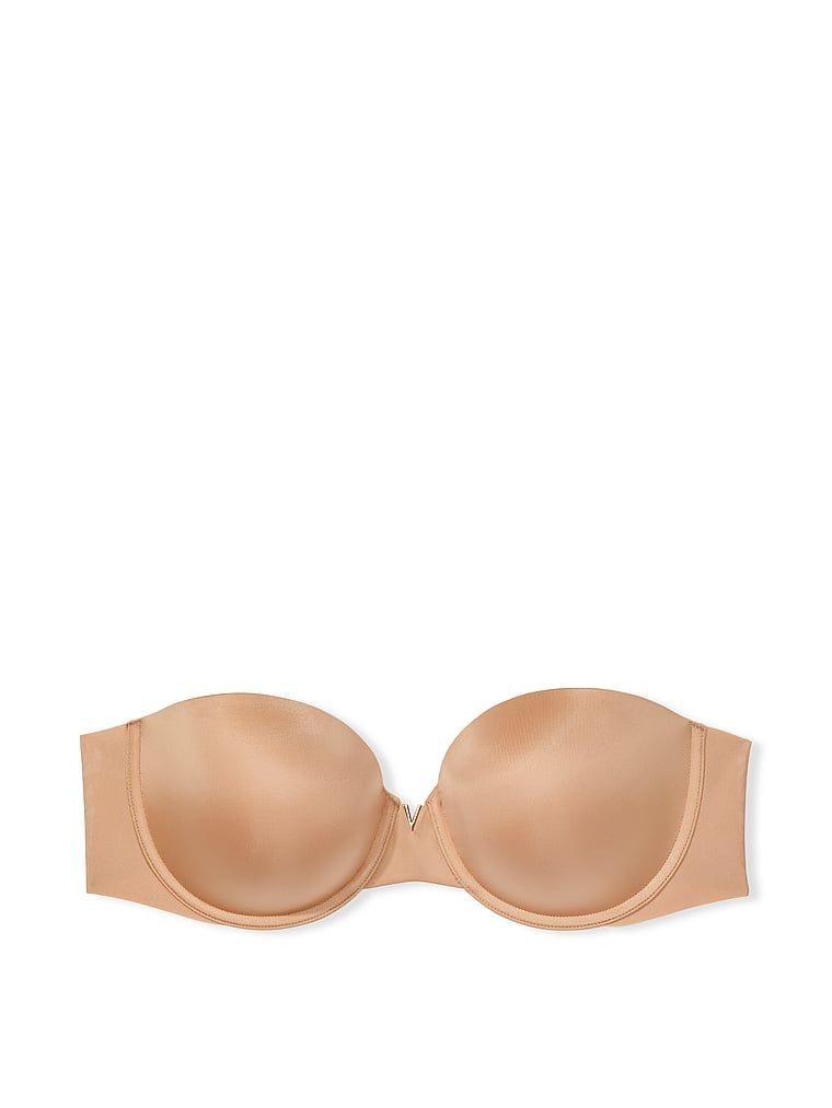 Victoria's Secret Bare Biustonosz push-up bez ramiączek Sexy Illusions Strapless