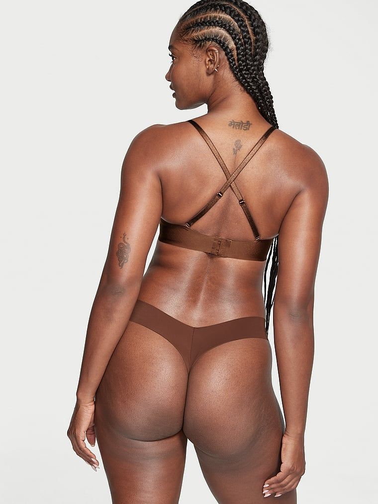 Victoria's Secret Bare Biustonosz push-up bez ramiączek Illusions Smooth