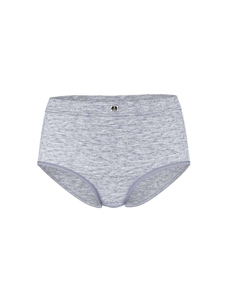 Majtki bawełniane figi z logo marki z wysokim stanem Hardware. Produkt ma kolor szary i pochodzi z kolekcji Cotton. 