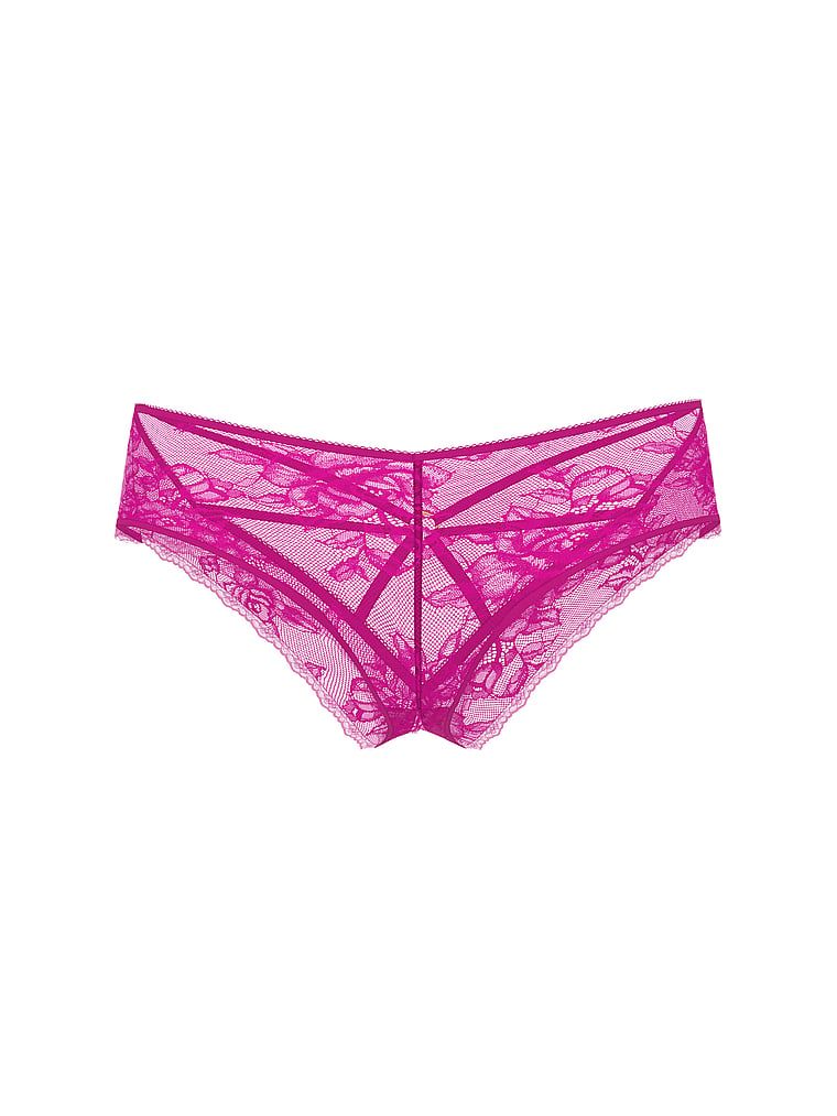 Majtki z otwartm tyłem Strappy Hardware Cheeky. Produkt ma kolor purpurowy i pochodzi z kolekcji Very Sexy. 