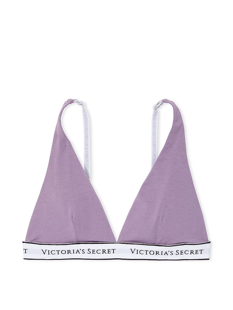 T-shirt Biustonosz braletka bawełniany bez fiszbin Plunge Bralette