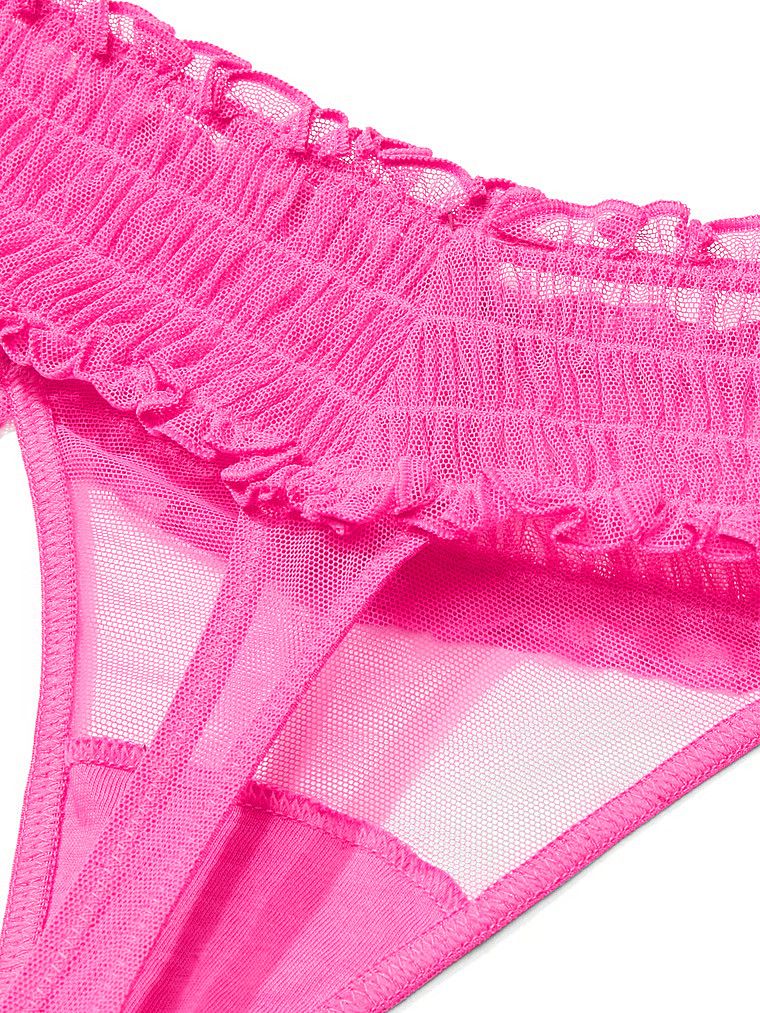 Stringi Smocked Mesh. Produkt ma kolor różowy i pochodzi z kolekcji Lacie. 