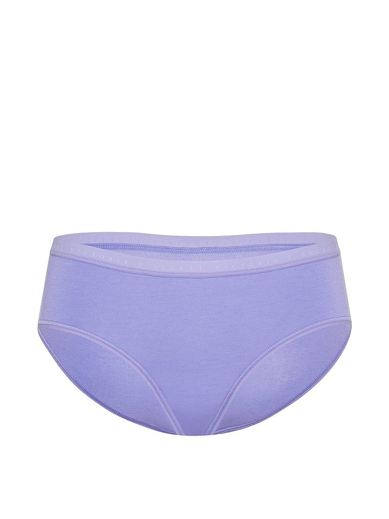 Majtki bawełniane Hiphugger. Produkt ma kolor niebieski i pochodzi z kolekcji Victoria's Secret. 