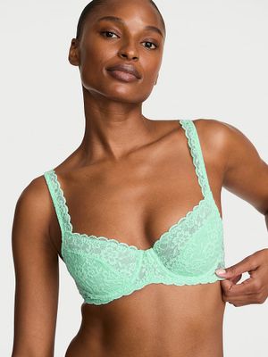 Victoria's Secret Biustonosz nieusztywniany balkonetka koronkowy