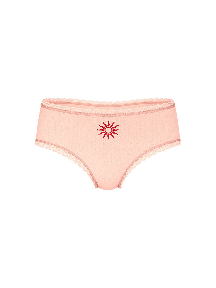 Majtki bawełniane Pointelle Cheeky. Produkt ma kolor pomarańczowy i pochodzi z kolekcji Lacie. 