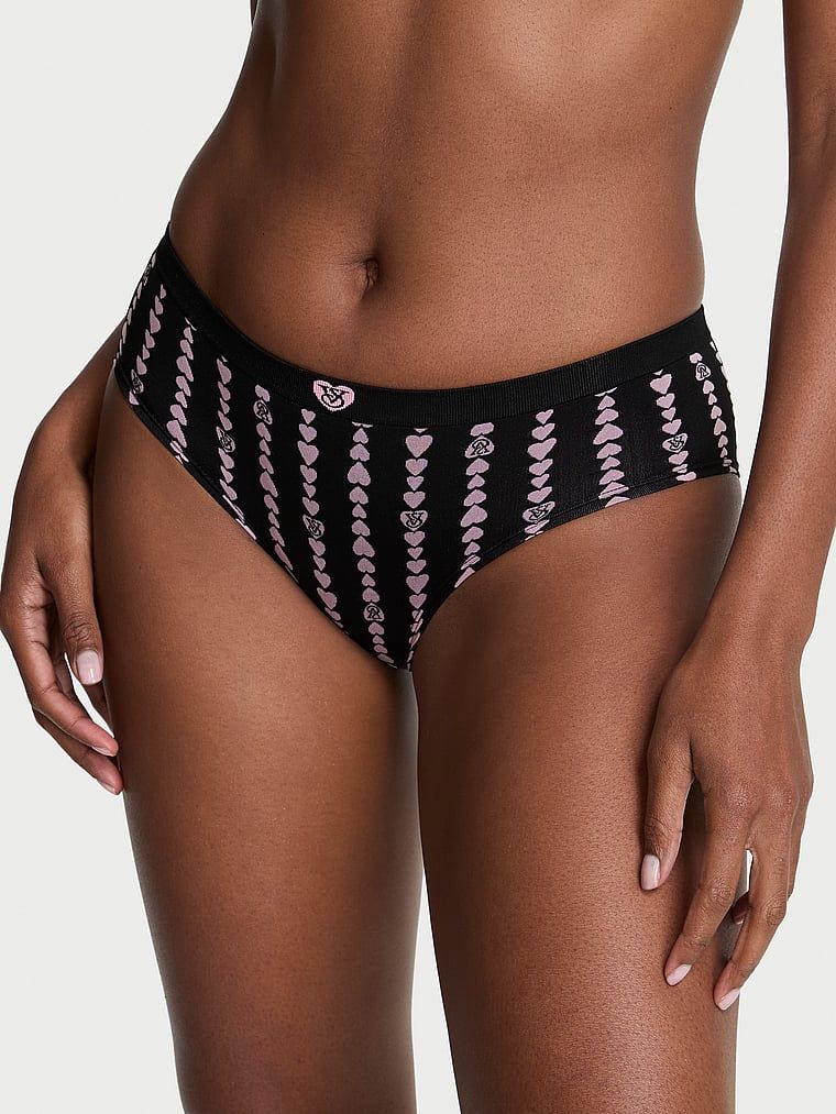Majtki Seamless Heart Stripe Hiphugger. Produkt jest wzorzysty i pochodzi z kolekcji Seamless. 