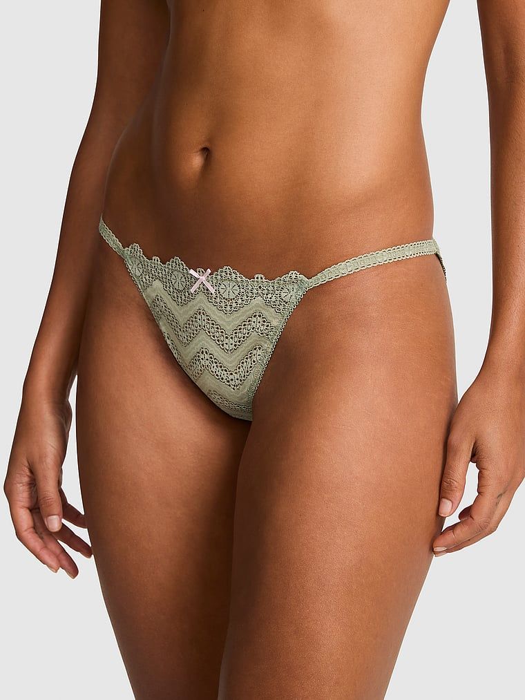 Majtki bikini z paseczkami PINK Wink