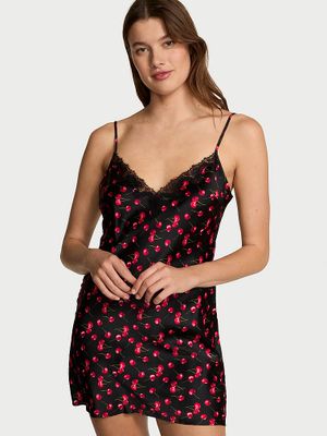 Very Sexy Koszulka nocna satynowa Satin and Rose Slip