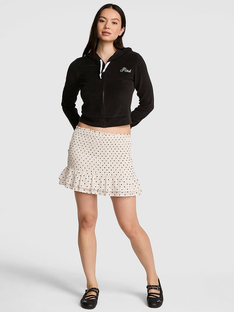 Marszczona minispódniczka Flirty Fit