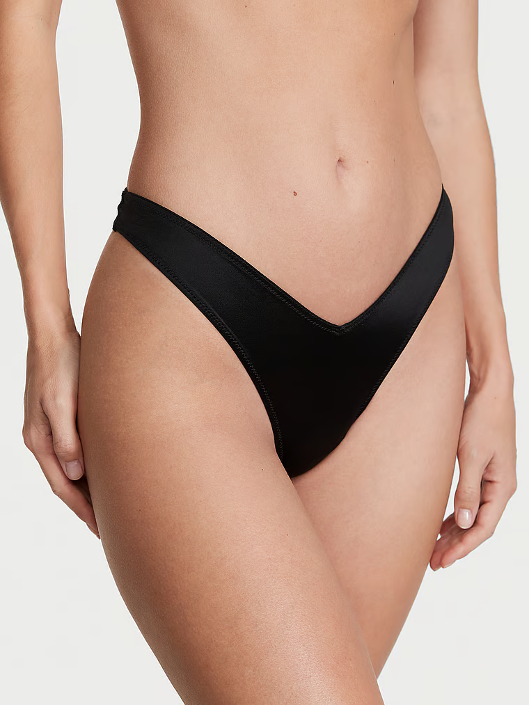 Very Sexy Stringi z paseczkami z tyłu i wysoko wyciętymi nogawkami Strappy-Back High-Leg