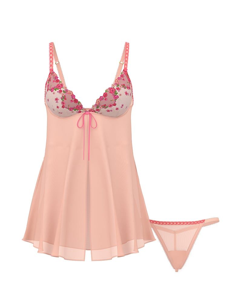 Dream Angels Halka i stringi Hearts & Roses Babydoll