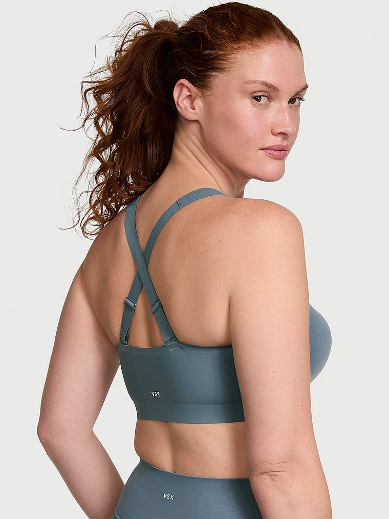 VSX Biustonosz sportowy z maksymalnym podtrzymaniem z suwakiem Knockout Front-Close