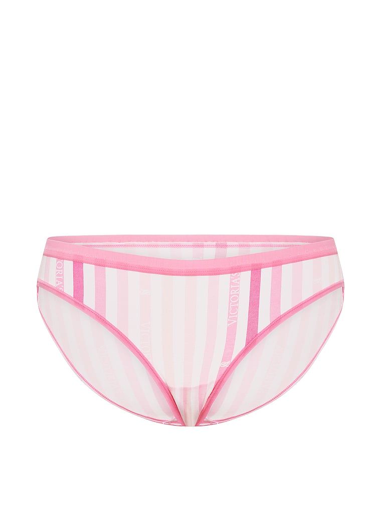 Majtki bawełniane Bikini. Produkt jest wzorzysty i pochodzi z kolekcji Victoria's Secret. 