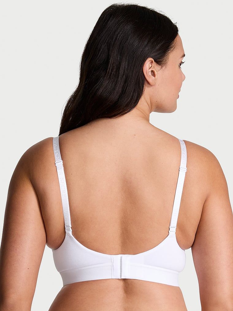 Biustonosz push-up bawełniany Perfect Shape Shine Patch. Produkt ma kolor biały i pochodzi z kolekcji T-shirt. 