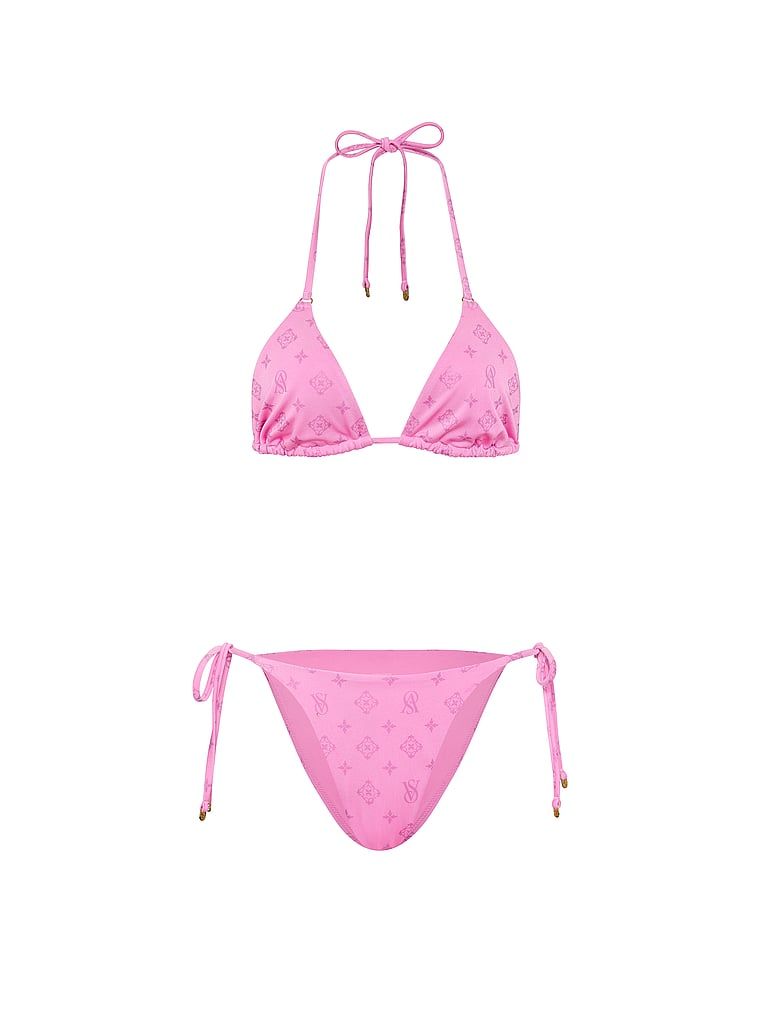 Zestaw bikini w opakowaniu - góra i dół BagKINI. Produkt jest wzorzysty i pochodzi z kolekcji Victoria's Secret Swim. 