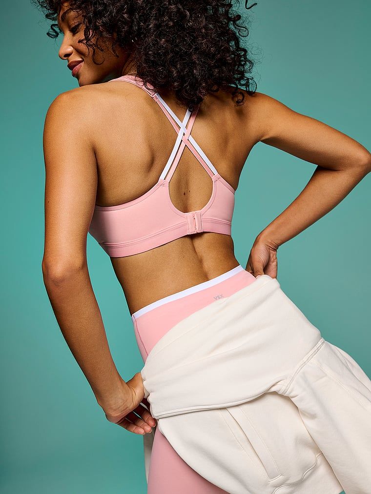 Biustonosz sportowy VSX Angel Elevate. Produkt ma kolor różowy i pochodzi z kolekcji VSX. 
