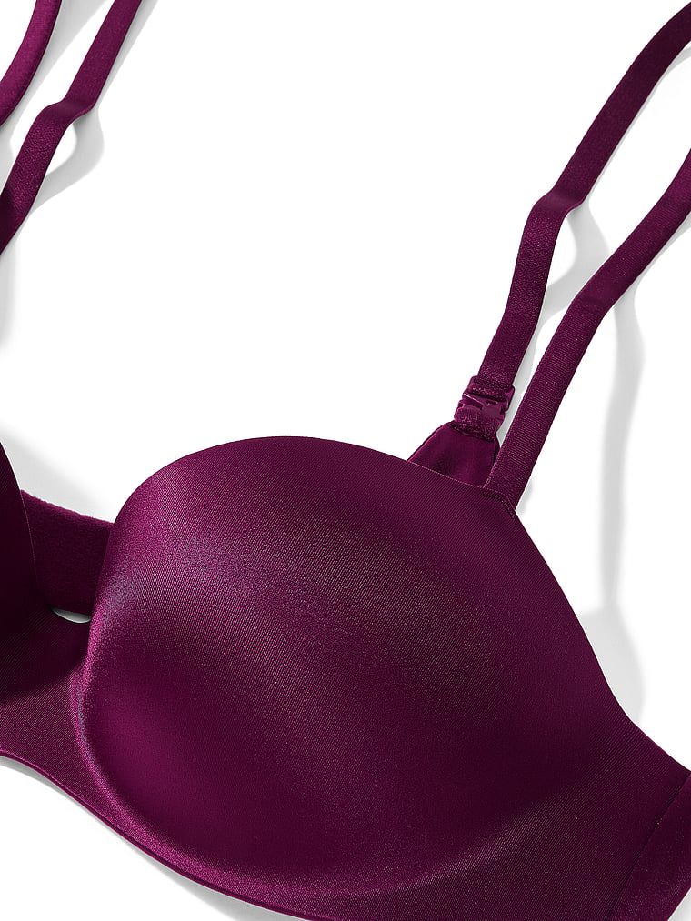 Biustonosz lekko usztywniany balkonetka FlexFactor. Produkt ma kolor fioletowy i pochodzi z kolekcji Body by Victoria. 