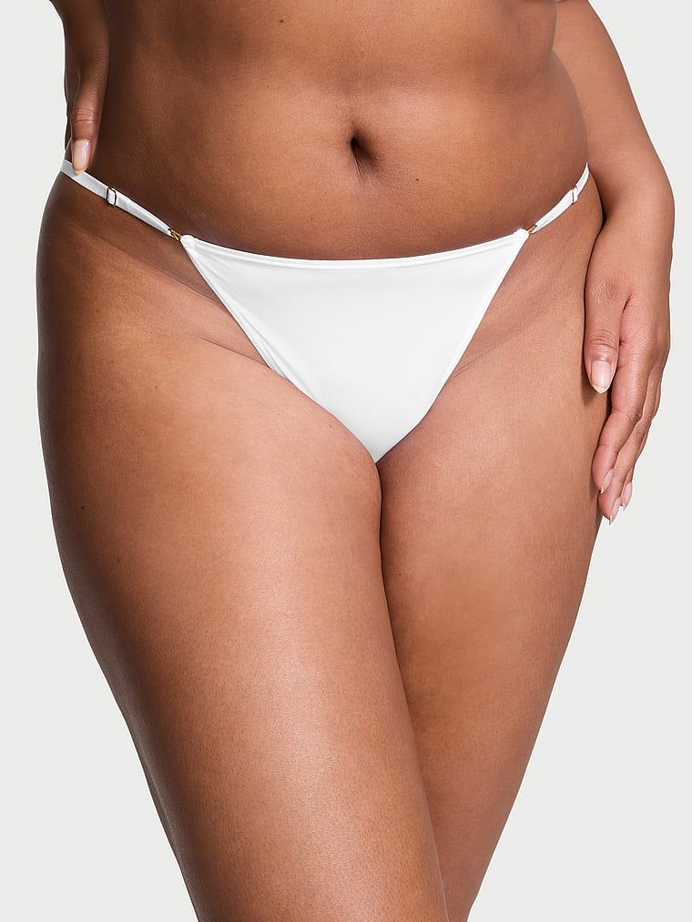 Majtki z regulowanymi paskami Bikini. Produkt ma kolor biały i pochodzi z kolekcji Dream Angels. 