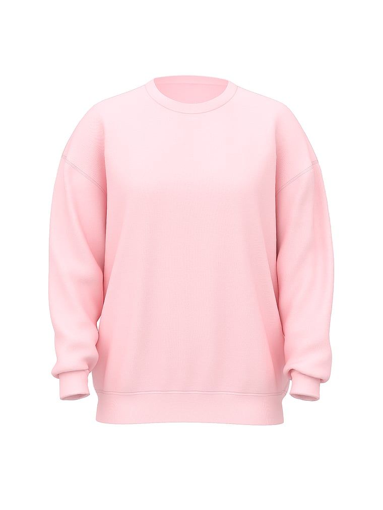 Bluza z modalu Brushed Crewneck. Produkt ma kolor różowy i pochodzi z kolekcji Victoria's Secret. 