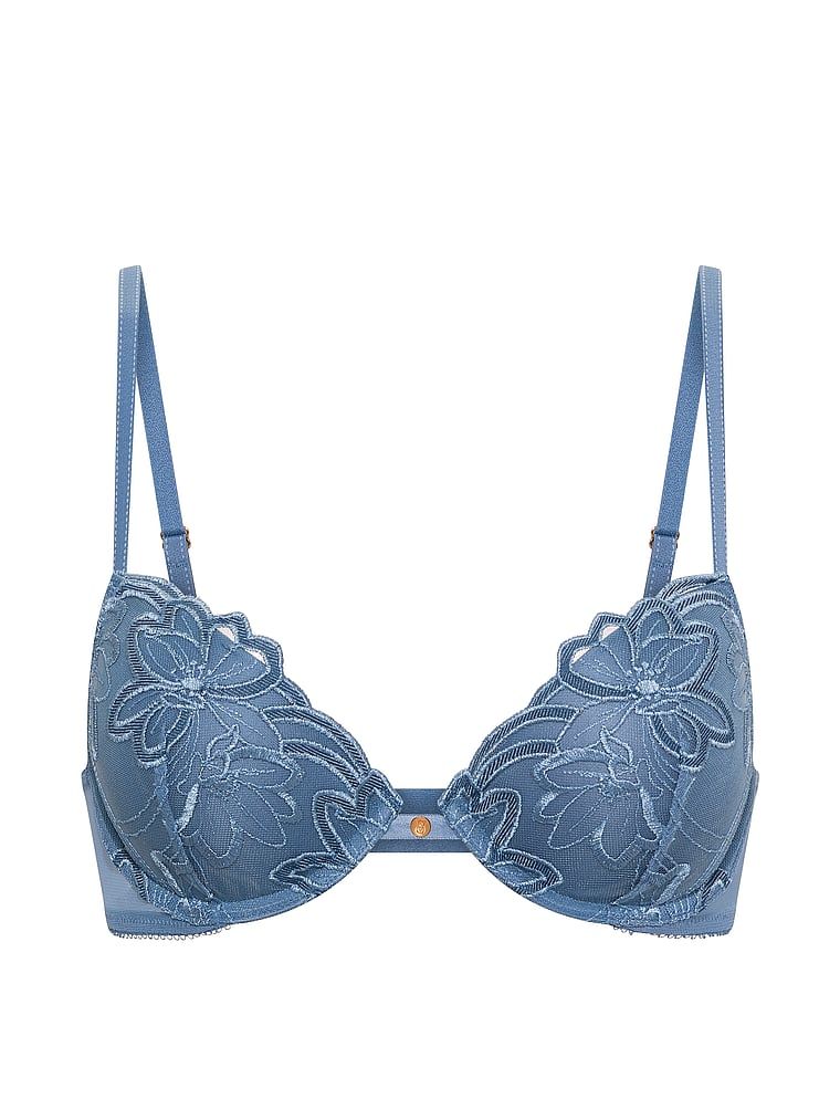 Biustonosz push-up Denim. Produkt jest wzorzysty i pochodzi z kolekcji Very Sexy. 