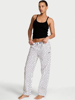 Victoria's Secret Spodnie od piżamy bawełniane Mix & Match Heritage