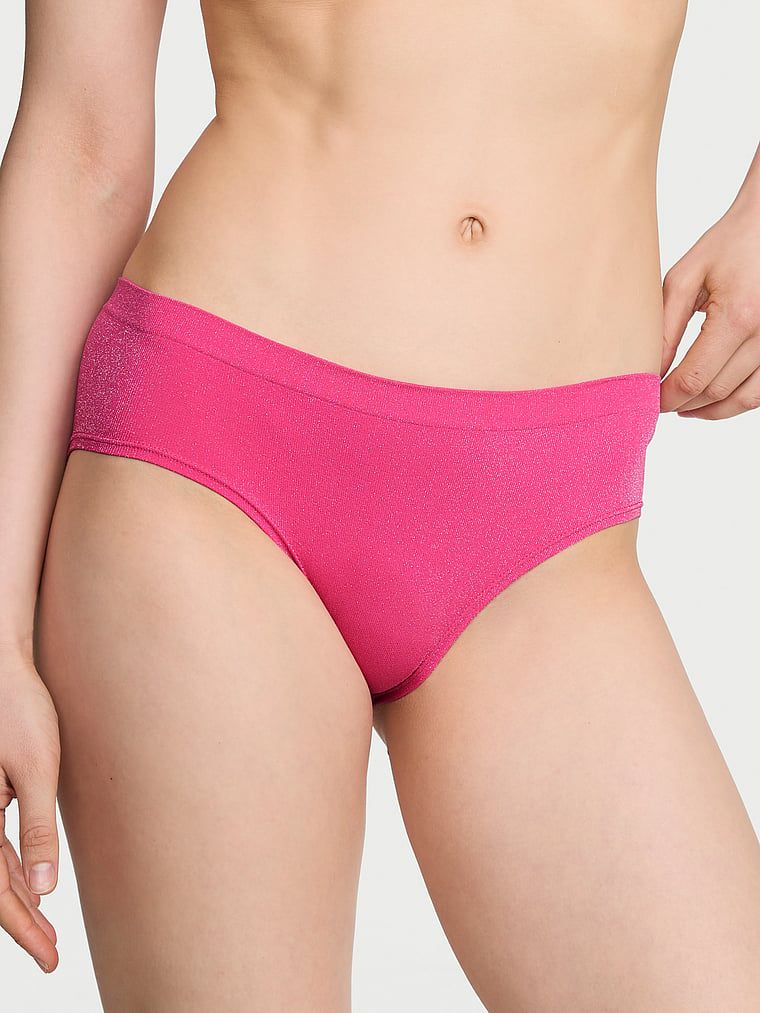 Seamless Majtki z błyszczącego materiału Shimmer Hiphugger