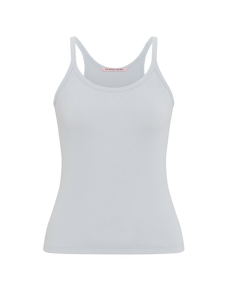Top bawełniany do spania Mix & Match. Produkt ma kolor niebieski i pochodzi z kolekcji Victoria's Secret. 