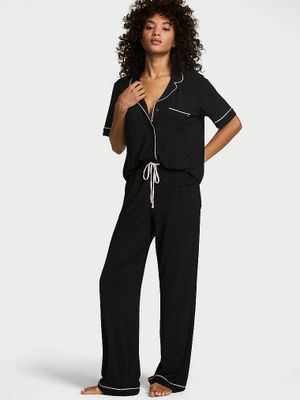 Victoria's Secret Piżama z modalu z krótkimi rękawami i długimi spodniami SoSoft