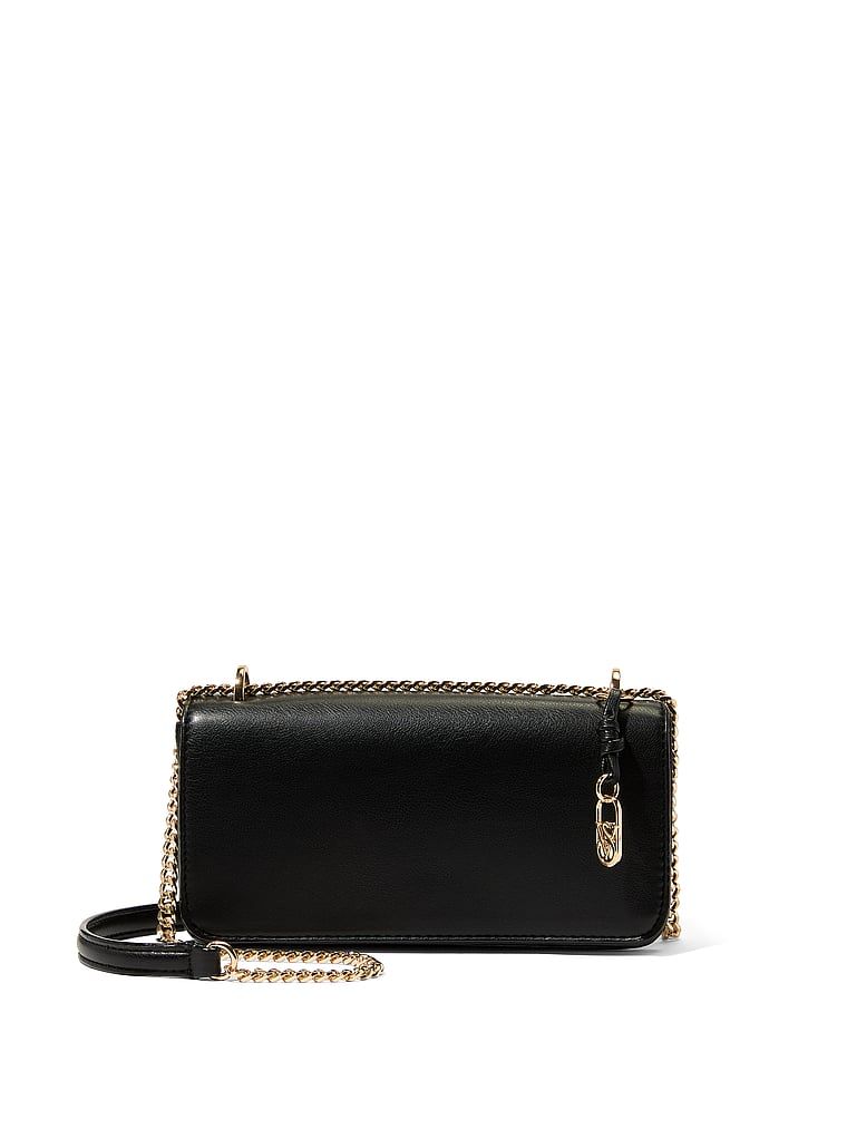 Black Nappa Mini torebka crossbody