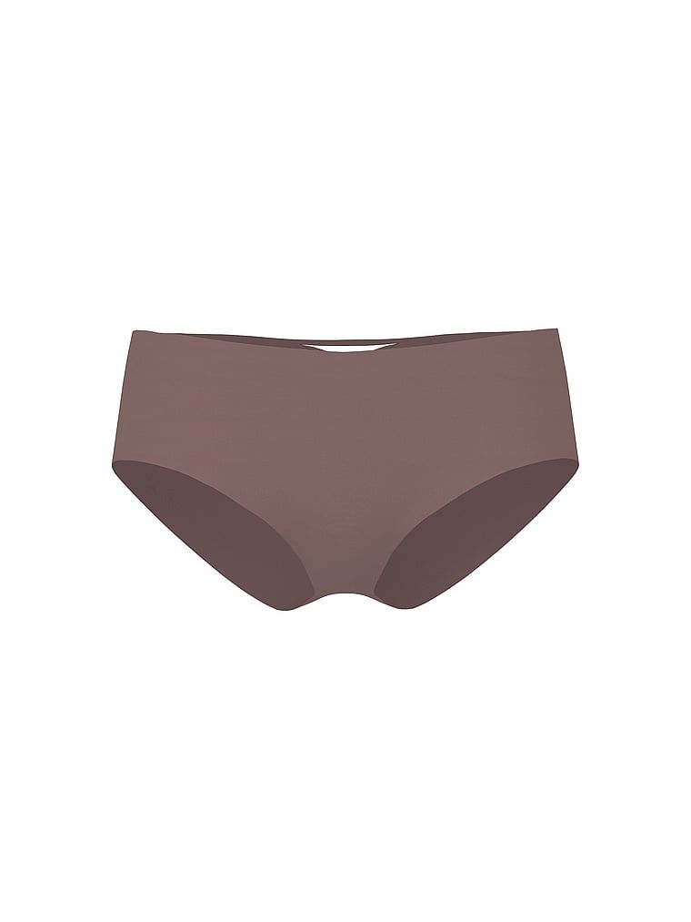 Majtki bezszwowe z paseczkami z tyłu No-Show Strappy Cheeky. Produkt ma kolor szary i pochodzi z kolekcji No-Show. 