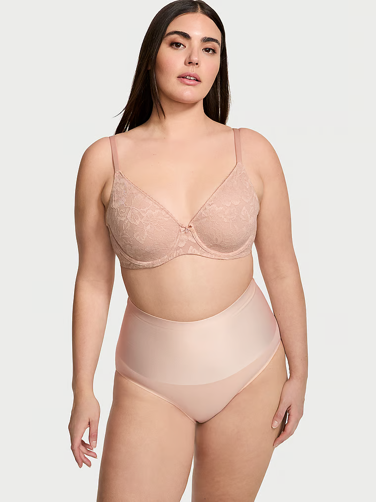 Body by Victoria Biustonosz zmniejszający optycznie biust koronkowy Invisible Lift Minimizer