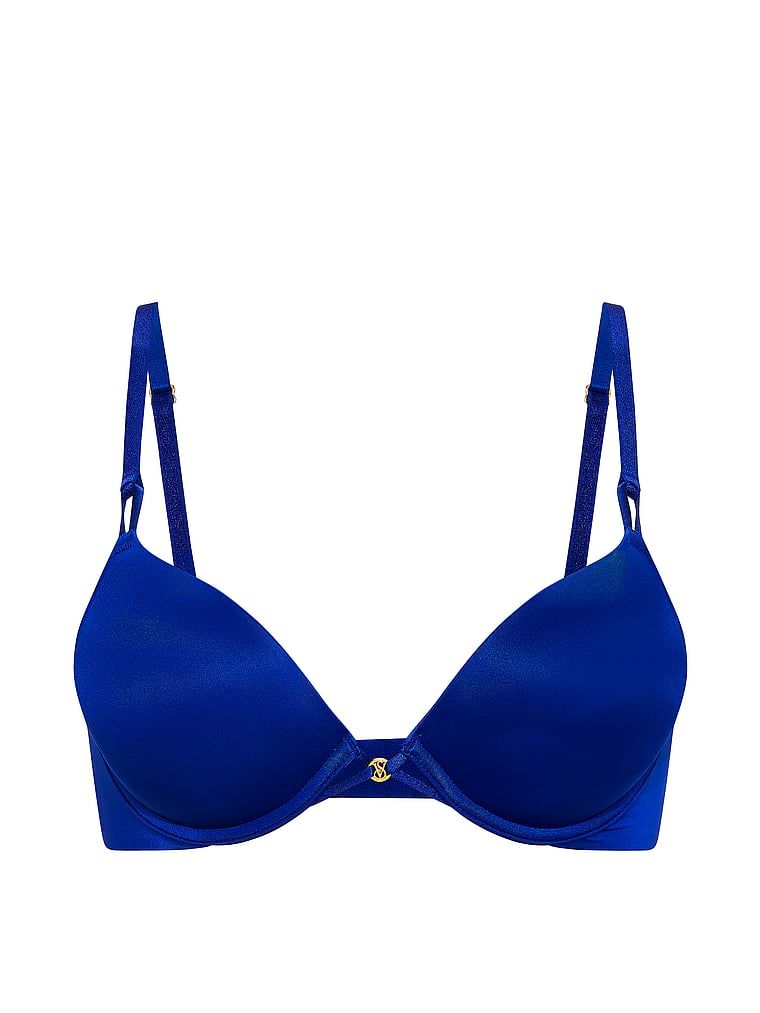 Biustonosz push-up powiększający o 2 rozmiary Bombshell. Produkt ma kolor niebieski i pochodzi z kolekcji Very Sexy. 