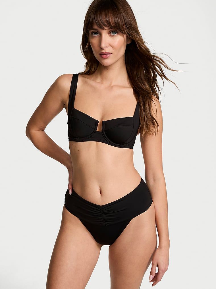 Victoria's Secret Swim Góra od bikini z mocno zabudowanymi miseczkami Essential