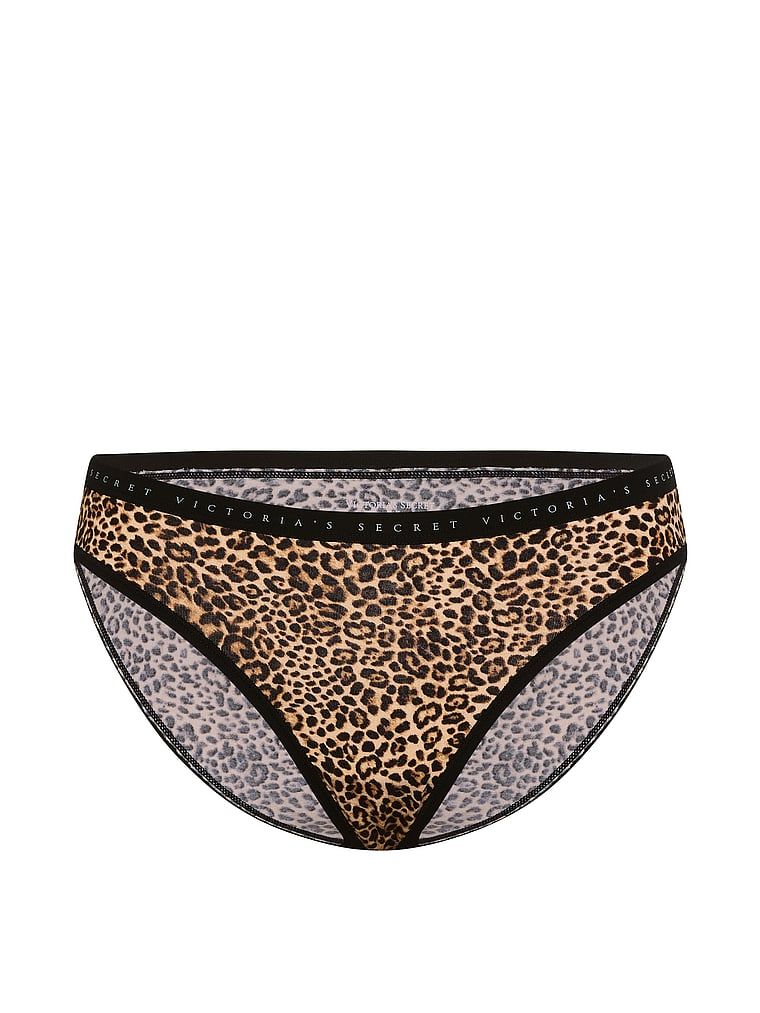 Majtki bawełniane Bikini. Produkt jest wzorzysty i pochodzi z kolekcji Victoria's Secret. 