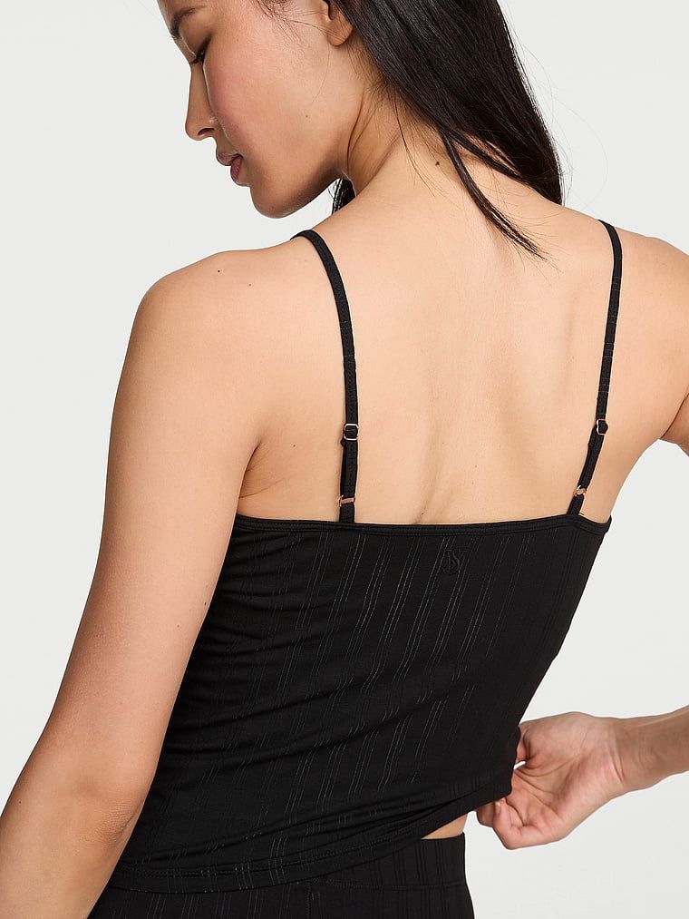 Top z modalu do spania SoSoft Ultra-Fine. Produkt ma kolor czarny i pochodzi z kolekcji Victoria's Secret. 