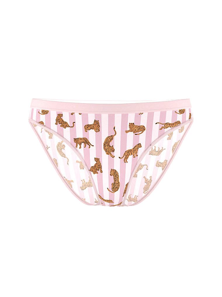 Majtki bawełniane Bikini. Produkt jest wzorzysty i pochodzi z kolekcji Victoria's Secret. 