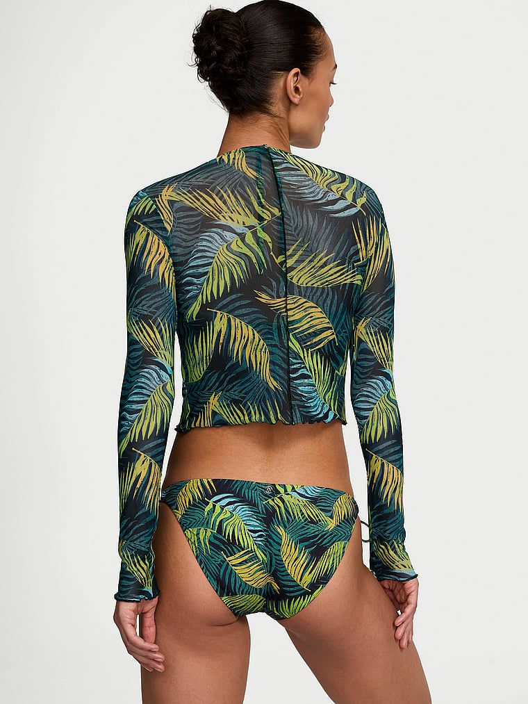 Bluzka z siateczki na plażę Beachwear. Produkt jest wzorzysty i pochodzi z kolekcji Victoria's Secret Swim. 