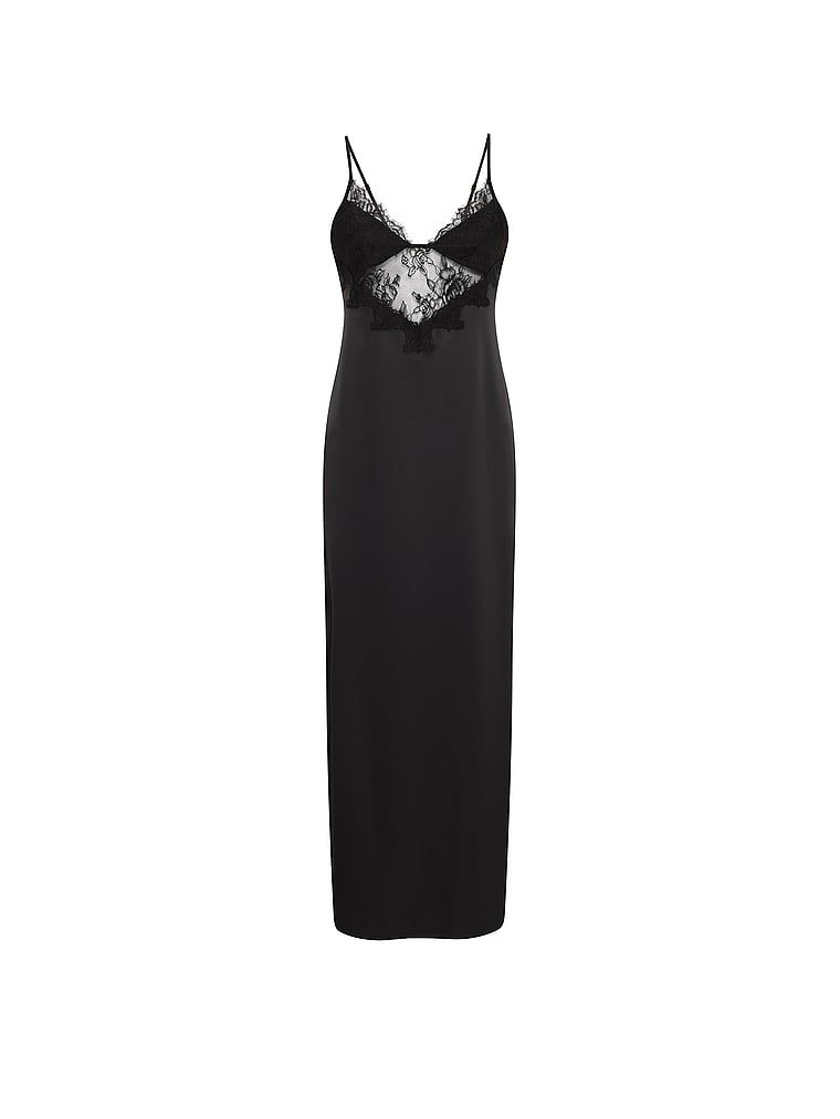 Very Sexy Sukienka satynowa maxi Rose Lace