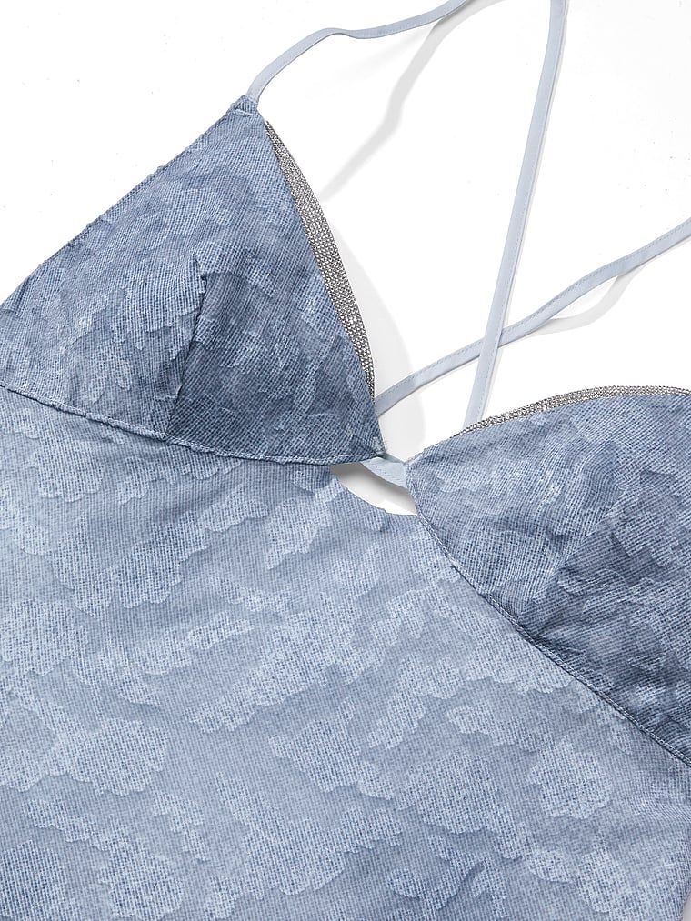 Very Sexy Sukienka żakardowa midi Denim