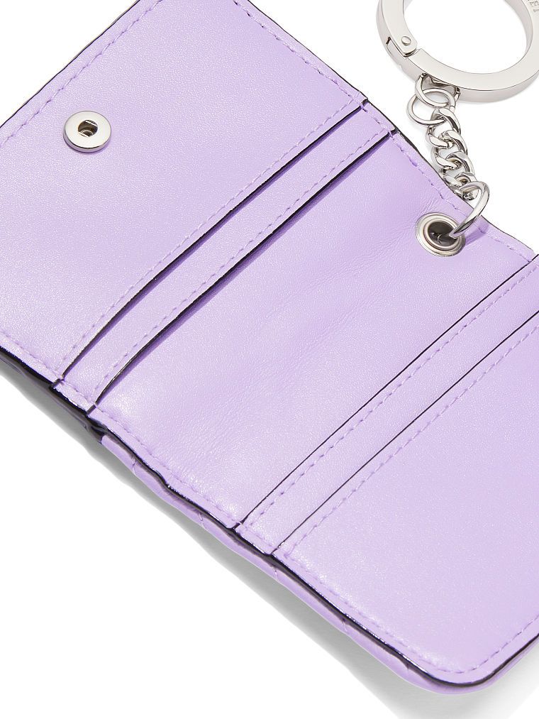 Lilac Stud The Victoria Składane etui na karty Lilac Stud