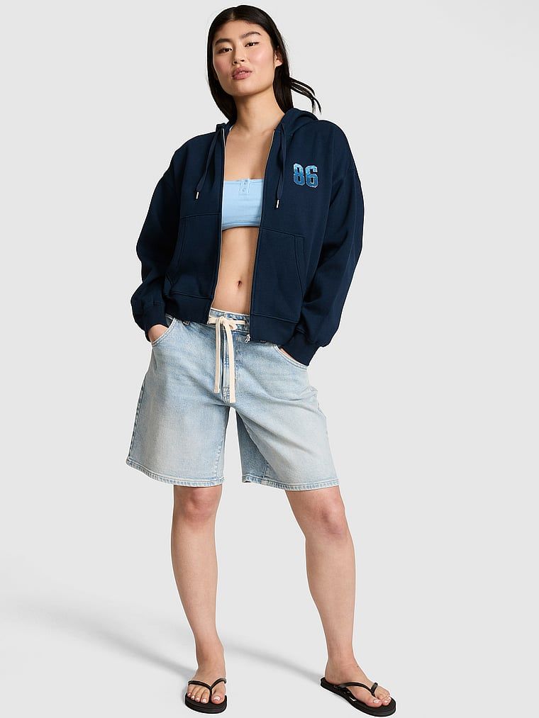 Bluza z kapturem Campus Fleece™ zapinana na zamek