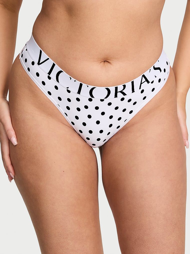 Victoria's Secret Stringi z logo Cool