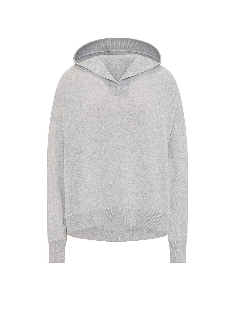 Sweter z kapturem Luxe Knit. Produkt ma kolor szary i pochodzi z kolekcji Victoria's Secret. 