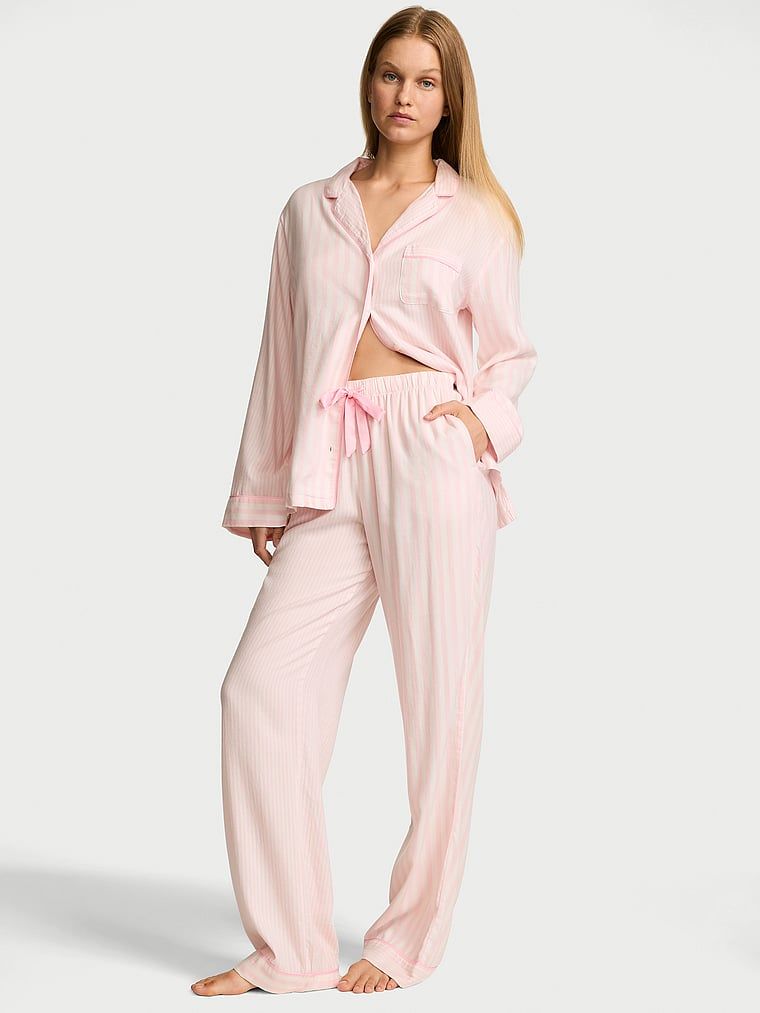 Victoria's Secret Flanelowa piżama z długimi spodniami