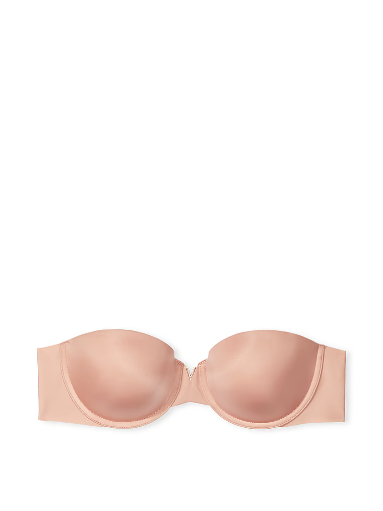 Victoria's Secret Bare Biustonosz push-up bez ramiączek Sexy Illusions Strapless
