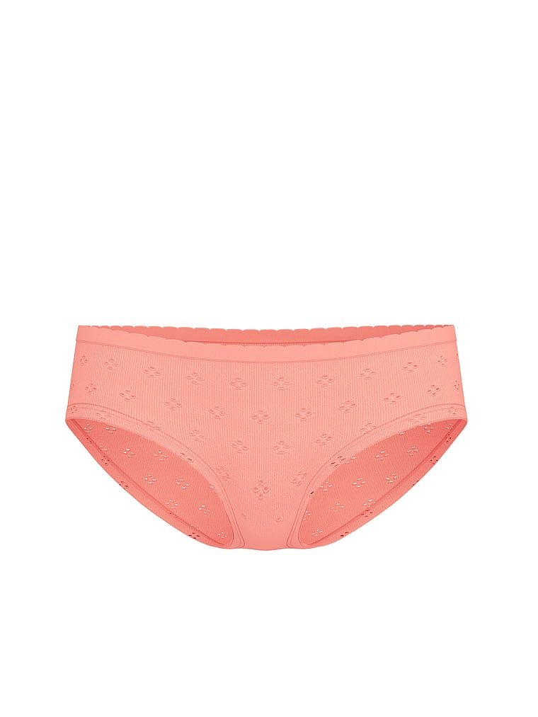 Majtki Seamless Eyelet Hiphugger. Produkt ma kolor brązowy i pochodzi z kolekcji Seamless. 