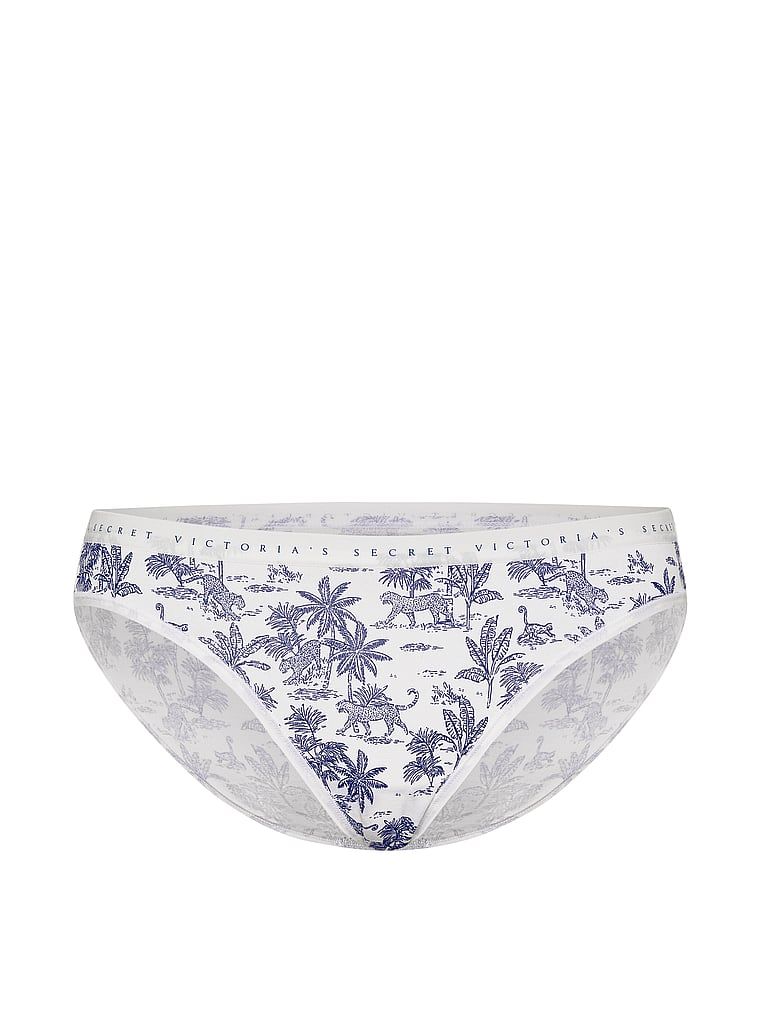 Majtki bawełniane Bikini. Produkt ma kolor wzorzysty i pochodzi z kolekcji Victoria's Secret. 