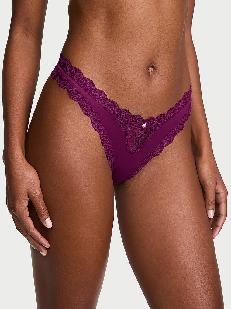 Dream Angels Stringi z koronką Lace Trim