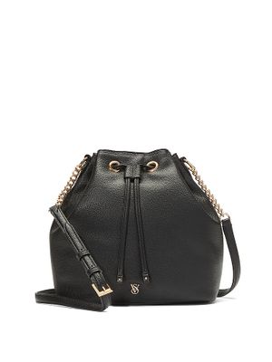 Black Torebka na ramię bucket bag
